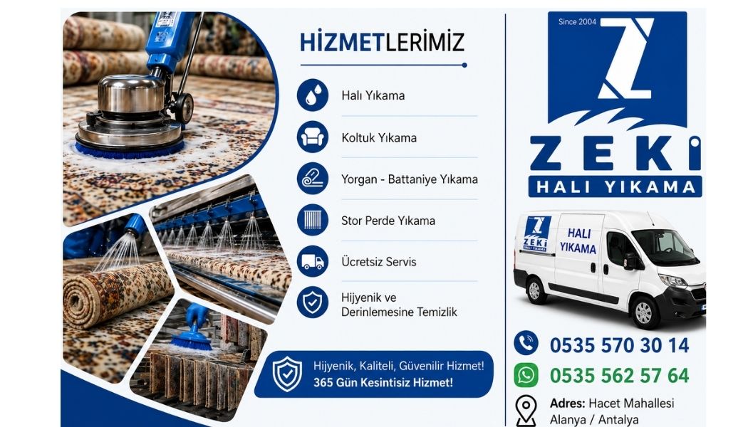 Alanya Avsallar Mahallesi Halı Yıkama Hizmeti – Profesyonel ve Güvenilir Temizlik